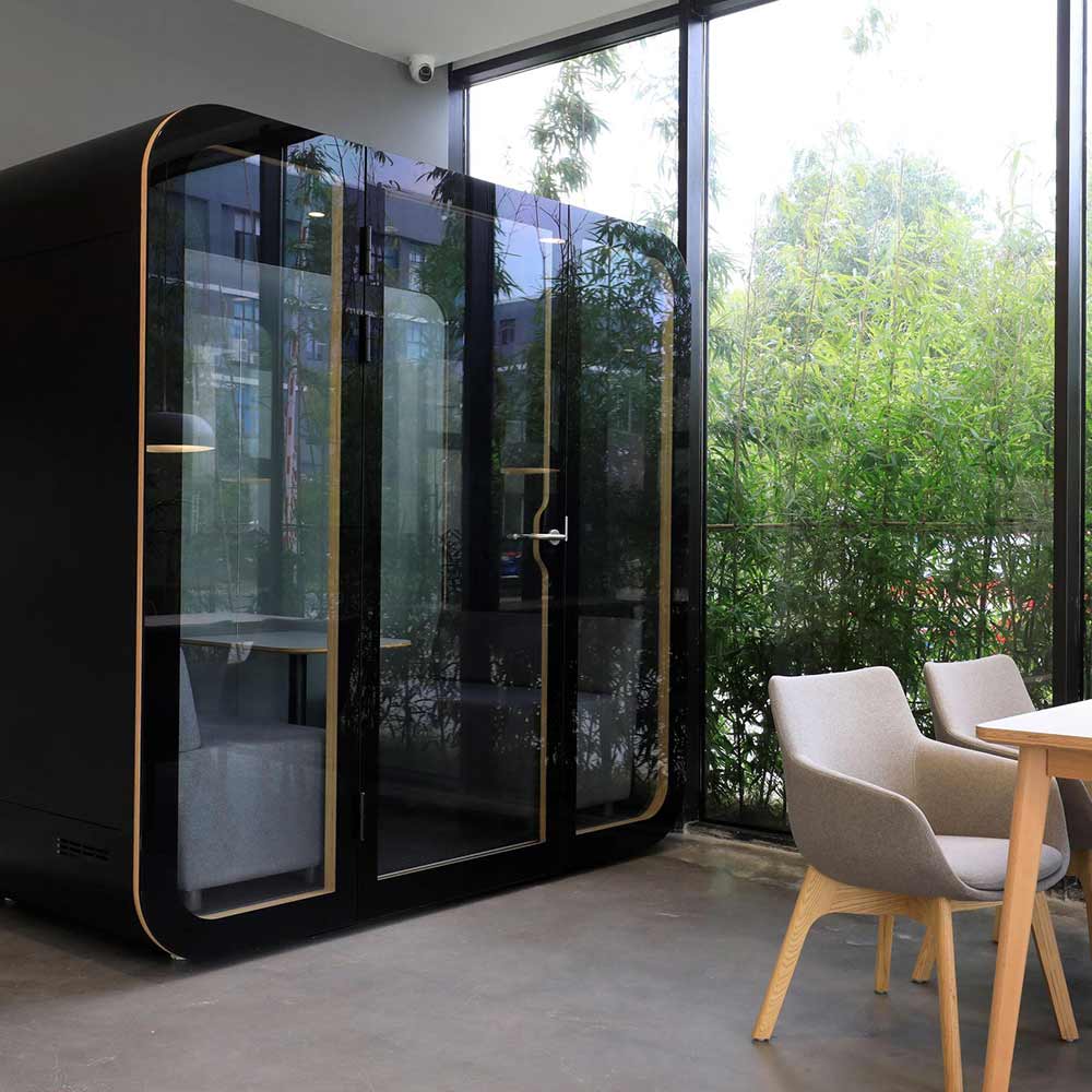 Duo Flex Akustik Kabin - İki Kişilik Çalışma Kabini (M)